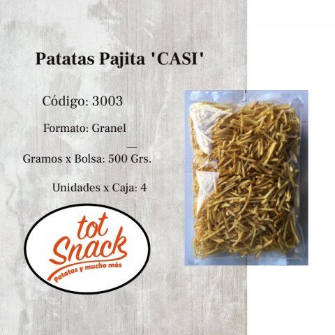 Patatas Pajita Granel 4x500 Grs.